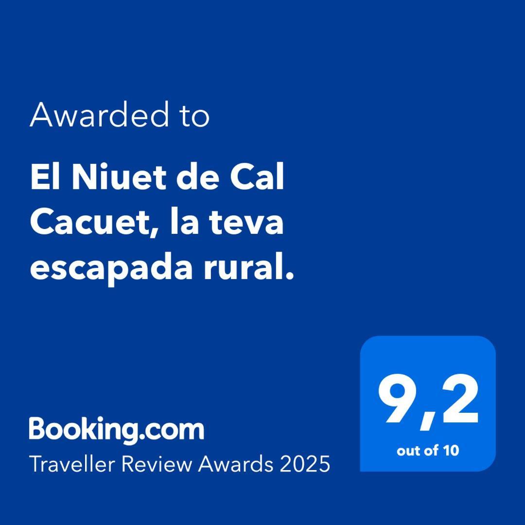 El Niuet De Cal Cacuet, La Teva Escapada Rural. Apartman Aviá Kültér fotó